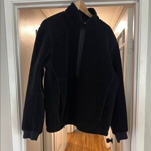 lululemon athletica Black Zip Up Sweater